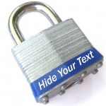 Hide your text Lock