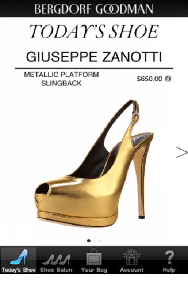 Today’s shoe app Today’s shoe app