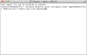 Show Hidden Files in Mac