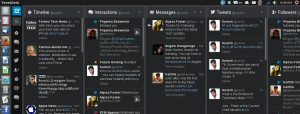 TweetDeck running in Ubuntu